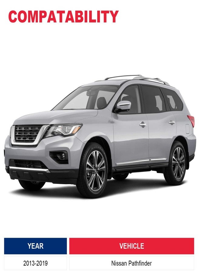 VASTAUTO Rear Tailgate Chrome Handle Finisher Molding Fit for 2013-2019 Nissan Pathfinder Replaces# 90810-9PG0A Rear Liftgate Handle Garnish Molding - Image 3